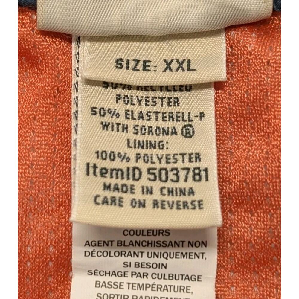 L.L. Bean Men’s Swim Trunks XXL Blue Teal Striped Drawstring Lined Pockets - Picture 8 of 12
